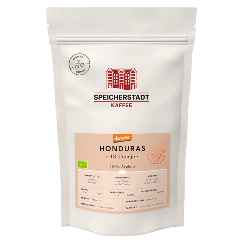 Speicherstadt Kaffee Bio Honduras 18 Conejo Arabica 250g